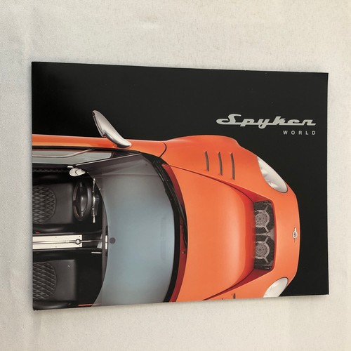 Spyker car sales brochure - spyker,