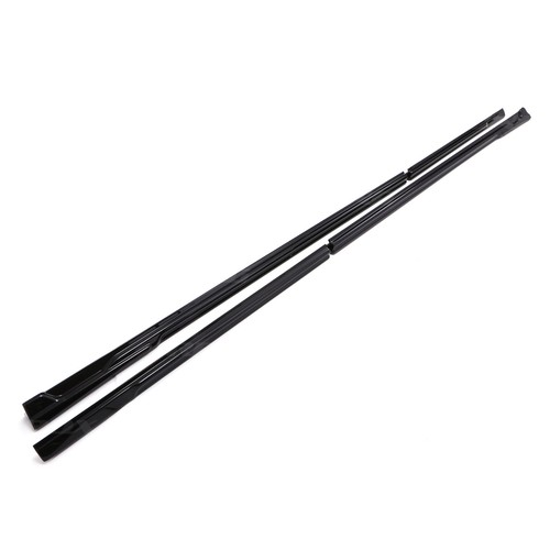 Gloss black side skirts - side,