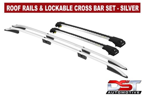 Roof rail lockable crossbar - rail, &
