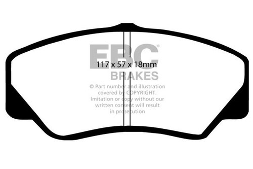Ebc ultimax front brake pads - ultimax,